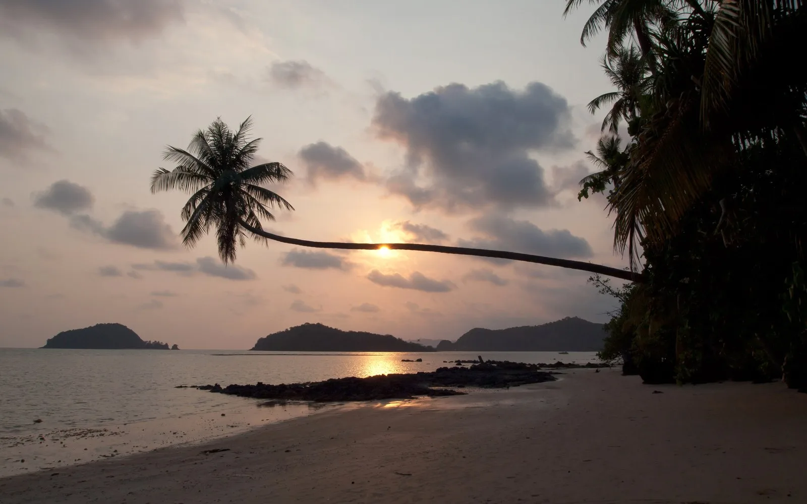 Sunset on the beach, Koh Mak (illustrative)